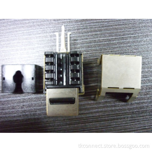 90 Degree STP Cat5e/CAT6 Keystone Jack